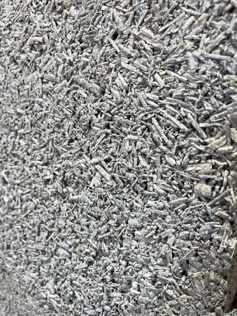 Raw hemp shiv and hurd — MJones Building
