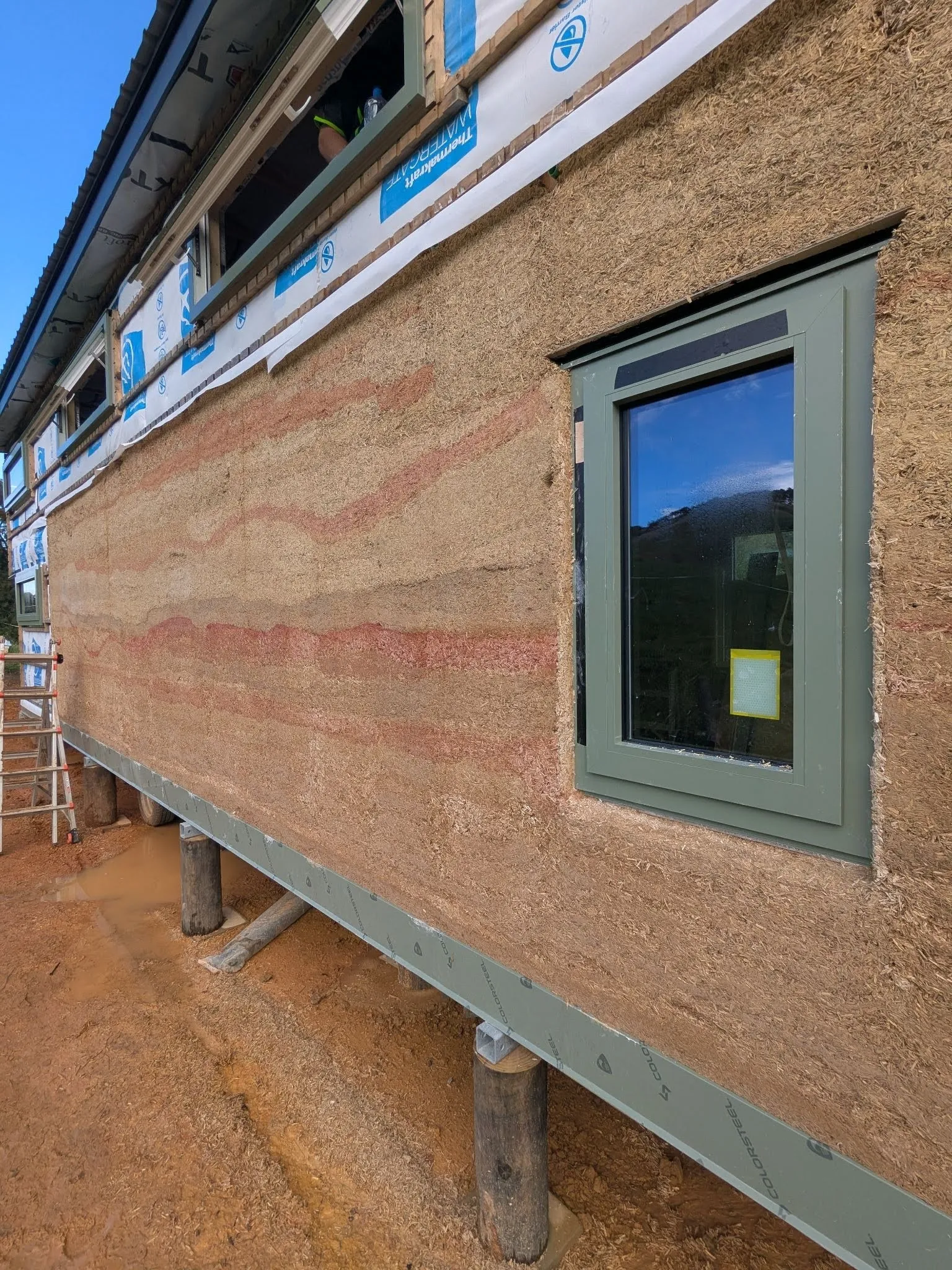 Durability of hempcrete walls and low maintenance lime render finish — MJones Building