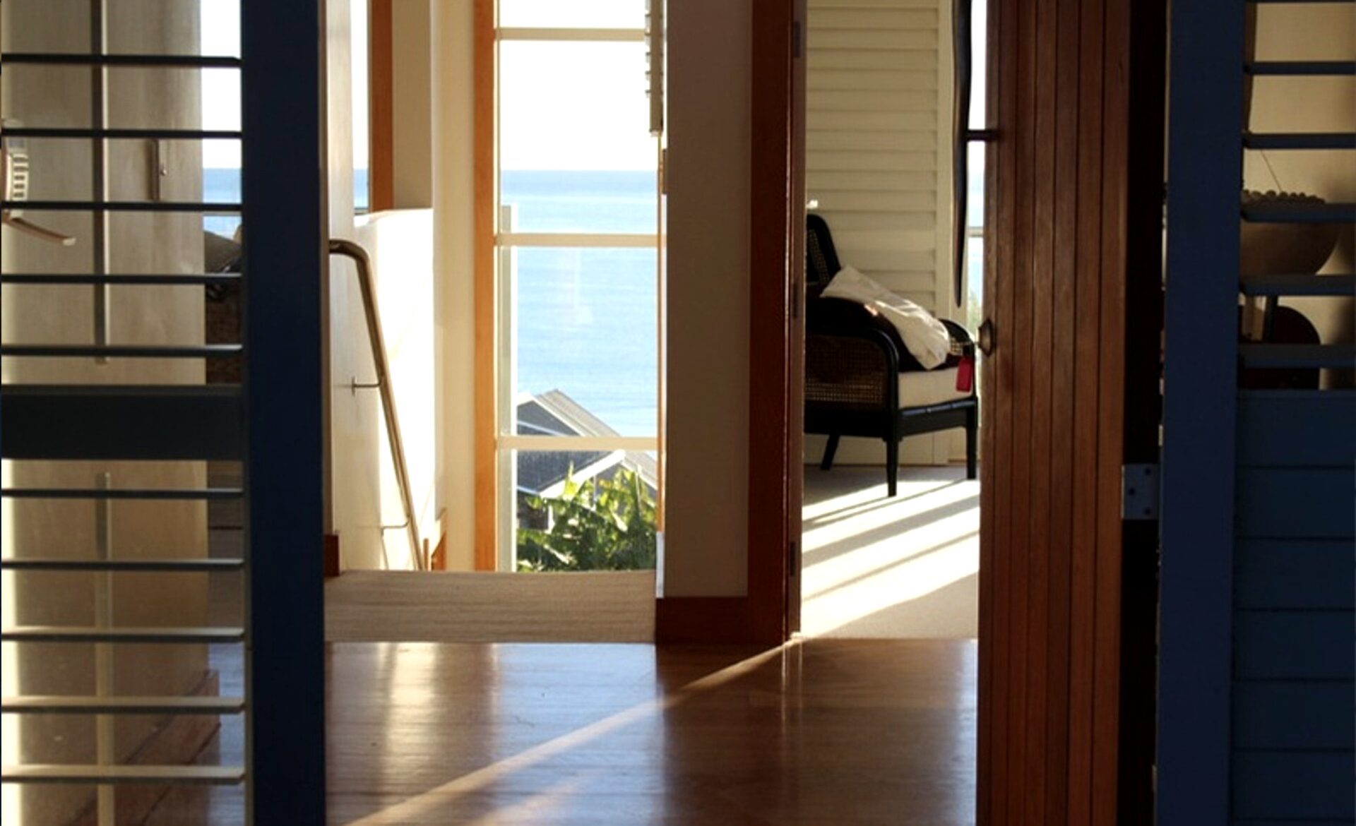 Finished entranceway with native timber floor handed over to the owners